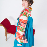 盛岡市卒業式袴レンタル　着物　袴　帯　ゾーリorブーツ　着付け　ヘア　メイクのイメージ
